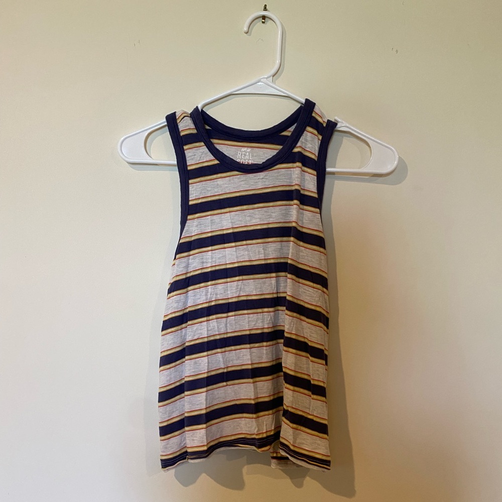 aerie real soft striped tank top